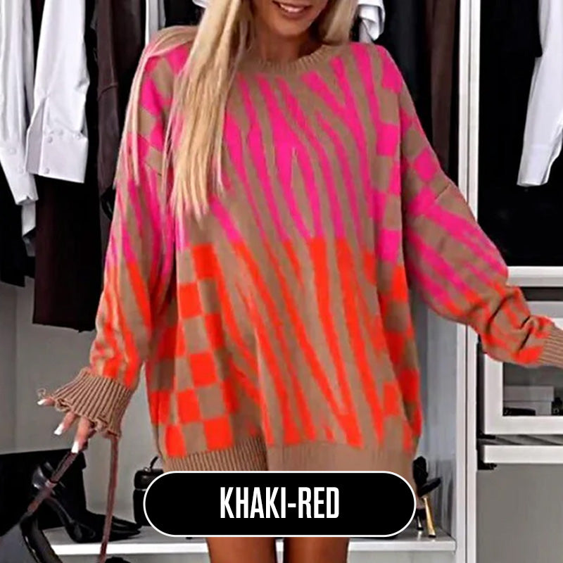 New for autumn✨Women's Fashionable Patterned Sweater Tops-10