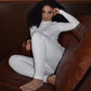 🔥Hot Sale🔥High Neck Slim Stretch One-piece Fitness Bodysuit-5
