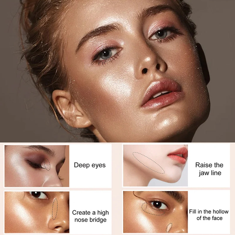 ✨Buy 2 Get 3 Free✨Highlighter Powder Glitter Stick for Makeup-4