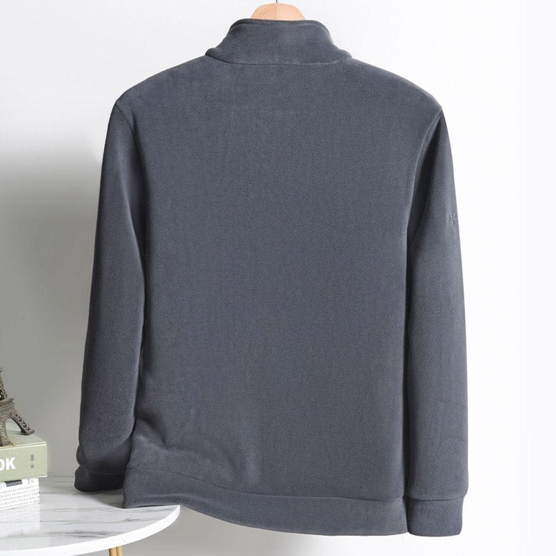 ✨New Arrival✨Soft Thickened Warm Full Zipper Jacket-4