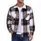 🍁Autumn New Releases🍁Men's Casual Thickened Warm Plaid Jacket-5