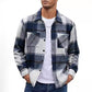 🍁Autumn New Releases🍁Men's Casual Thickened Warm Plaid Jacket-6