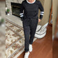 🔥Hot Sale 54% OFF🔥Women’s 2-Piece Crewneck Color-Block Sweatsuit-1