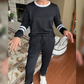 🔥Hot Sale 54% OFF🔥Women’s 2-Piece Crewneck Color-Block Sweatsuit-2