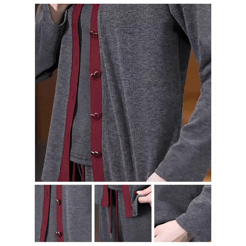 🔥HOT Sale🔥Women's Jacket Camisole & Wide Leg Pants 3 piece Set-6