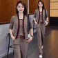 🔥HOT Sale🔥Women's Jacket Camisole & Wide Leg Pants 3 piece Set-11