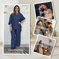 🌷Limited Time 55% OFF💞Women's Long Sleeve High Waisted Wide Leg Pants Suit-5