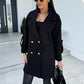 ✨Get 65% off💖Women's Solid Color Double Breasted Coat-2