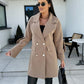 ✨Get 65% off💖Women's Solid Color Double Breasted Coat-9