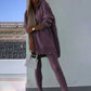 🍁Autumn New Releases🍁 💕Hooded Sweatshirt & Jogger Leggings 2-Piece Set-7