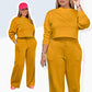 🍂Fall Specials🍂Women’s Comfortable Solid Color Casual Sports 2-piece Set-1