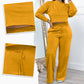 🍂Fall Specials🍂Women’s Comfortable Solid Color Casual Sports 2-piece Set-4