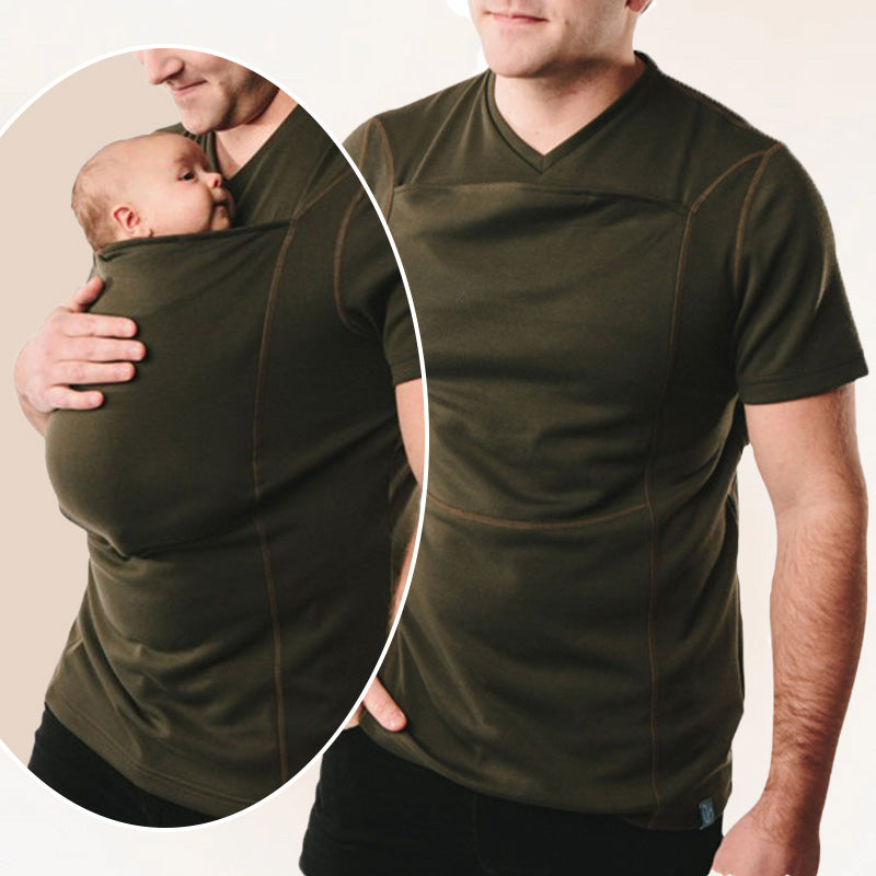 Multi-functional Kangaroo Pocket T-Shirt-4