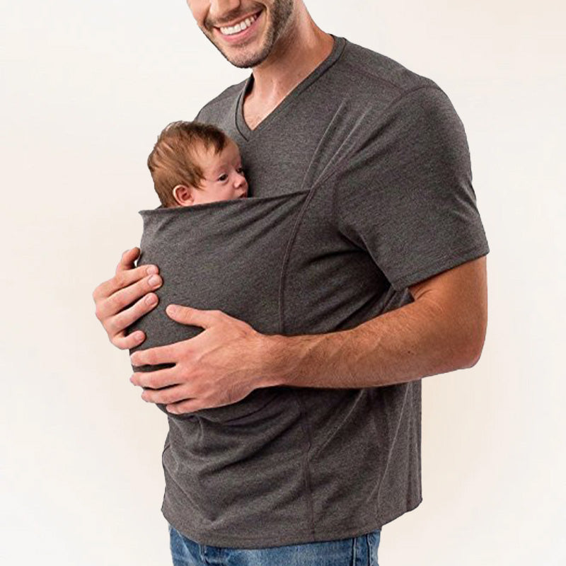 Multi-functional Kangaroo Pocket T-Shirt-8