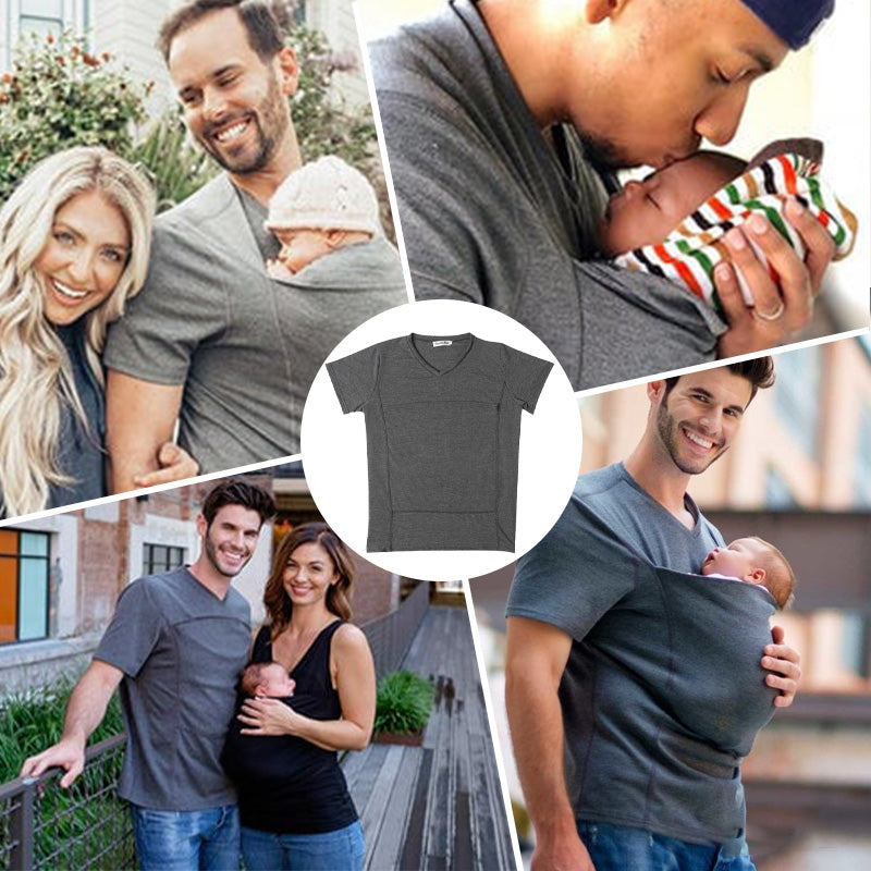 Multi-functional Kangaroo Pocket T-Shirt-6