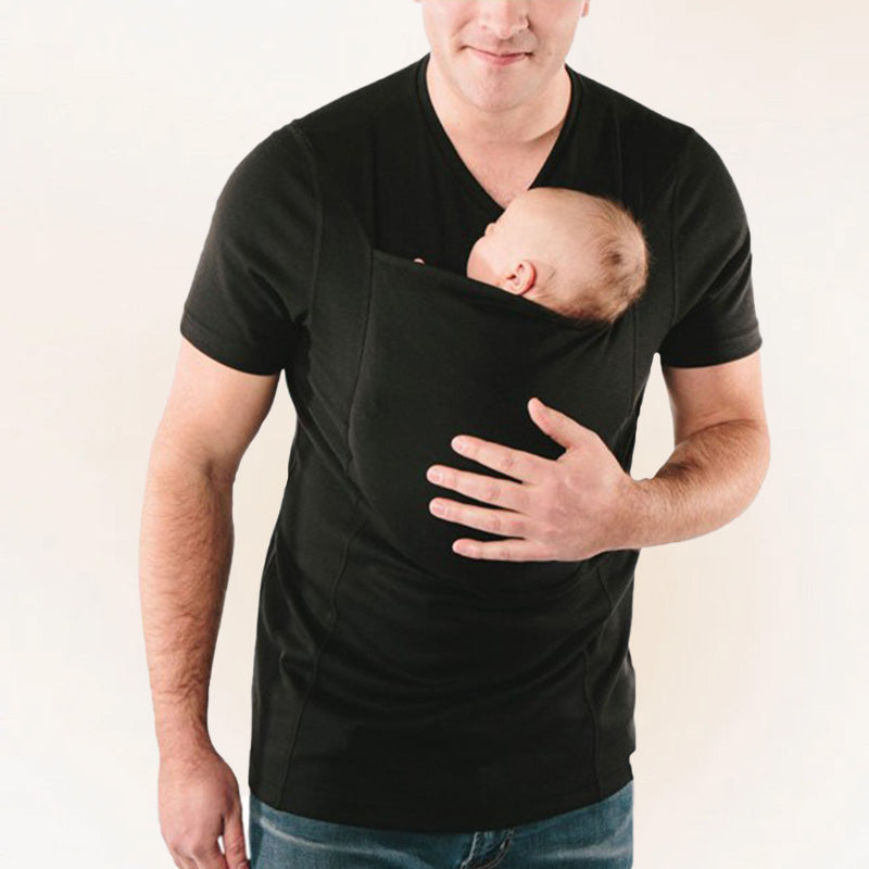 Multi-functional Kangaroo Pocket T-Shirt-10