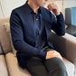 ✨New Arrival✨Men's Casual Solid Color Faux 2-Piece Top-7