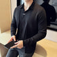 ✨New Arrival✨Men's Casual Solid Color Faux 2-Piece Top-11