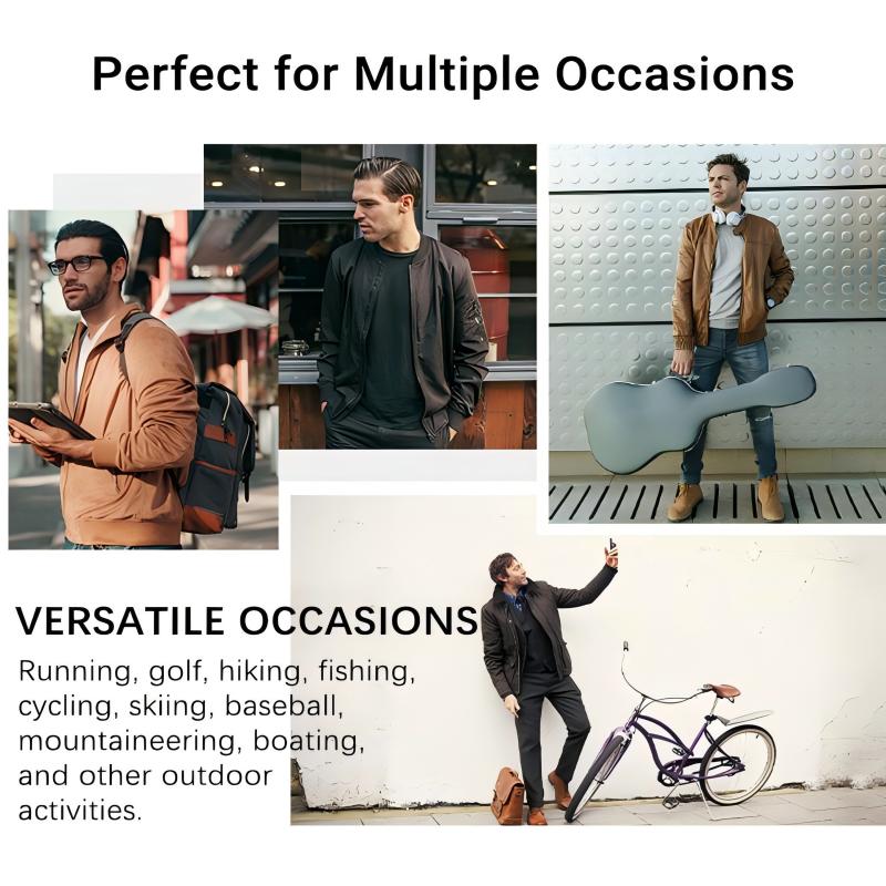 ✨New Arrival✨Men's Casual Solid Color Faux 2-Piece Top-16