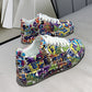 ✨New Arrival✨Unisex Round-toe Youthful Graffiti Casual Sports Shoes-7