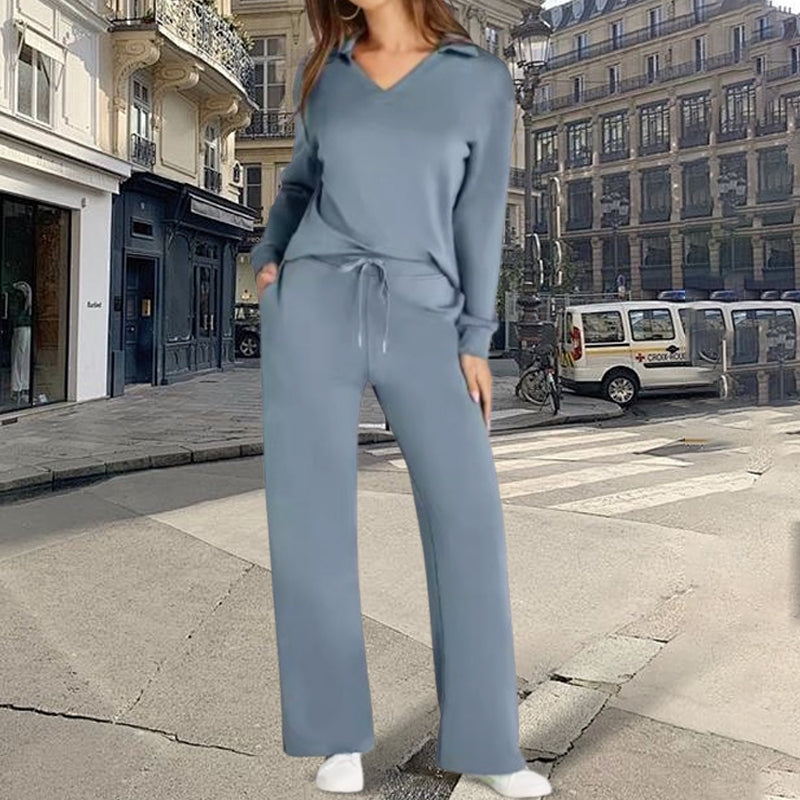 🍁Autumn New Releases🍁Women’s 2 Piece Lounge Set with Long Sleeves-2