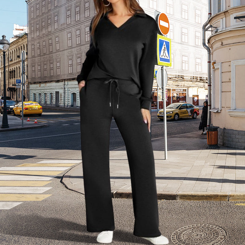 🍁Autumn New Releases🍁Women’s 2 Piece Lounge Set with Long Sleeves-4