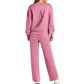 ✨New Arrival✨Round Neck Top Drawstring Pants 2-Piece Set-4