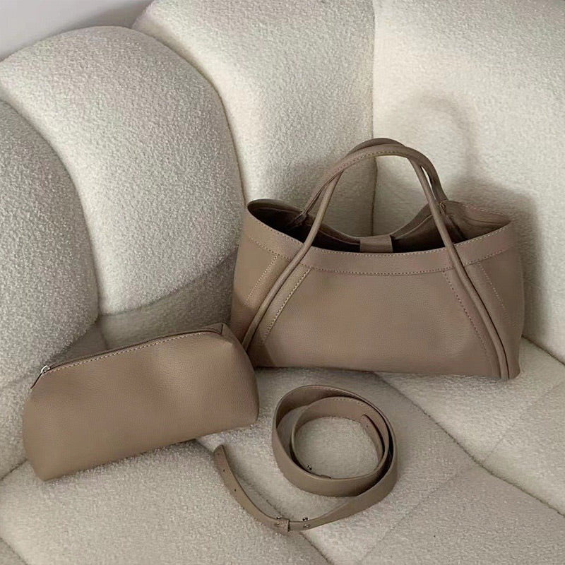 Super Large Capacity --44% OFF👜 Women's PU Leather Tote Bag with Matching Purse-8