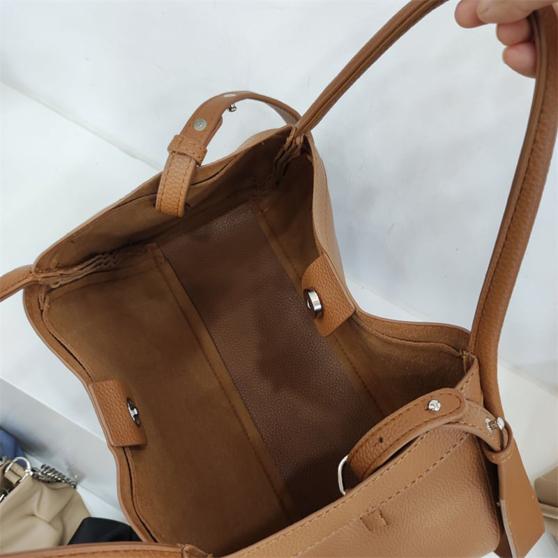 Super Large Capacity --44% OFF👜 Women's PU Leather Tote Bag with Matching Purse-7