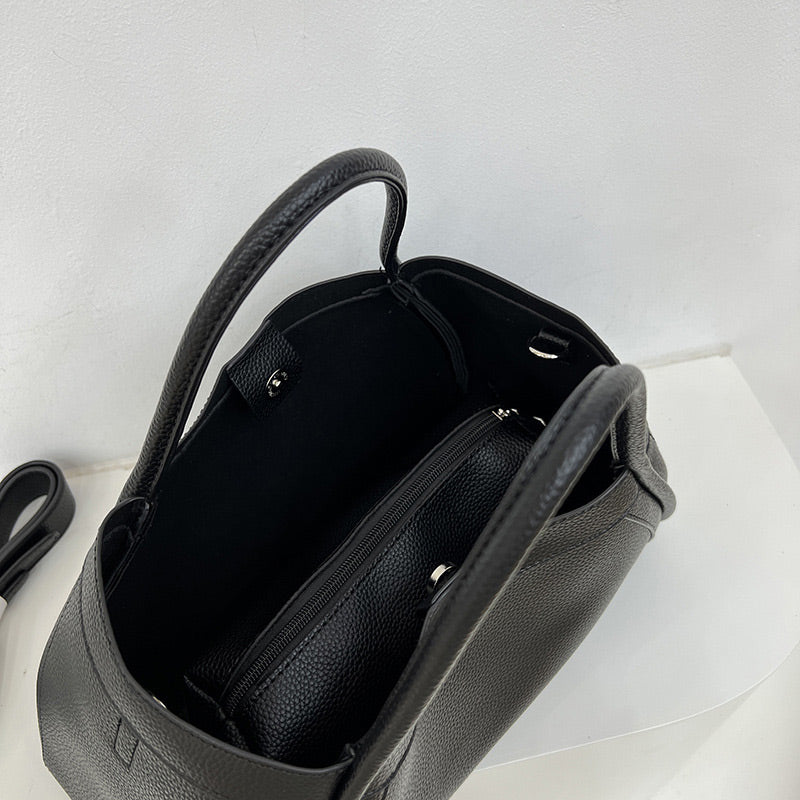 Super Large Capacity --44% OFF👜 Women's PU Leather Tote Bag with Matching Purse-11