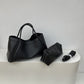 Super Large Capacity --44% OFF👜 Women's PU Leather Tote Bag with Matching Purse-10