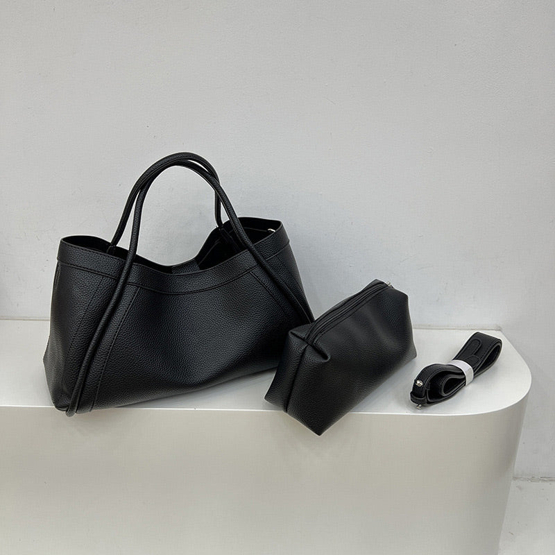 Super Large Capacity --44% OFF👜 Women's PU Leather Tote Bag with Matching Purse-10