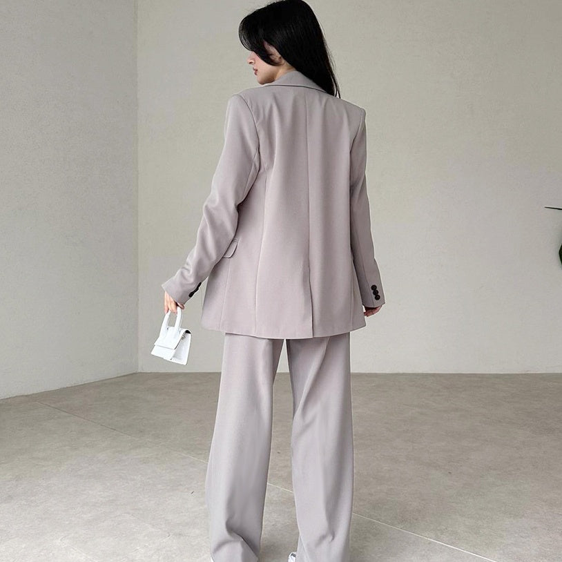 💕Hot Sale 55% OFF💕Women's Long 2-Piece Blazer Suit Set-5