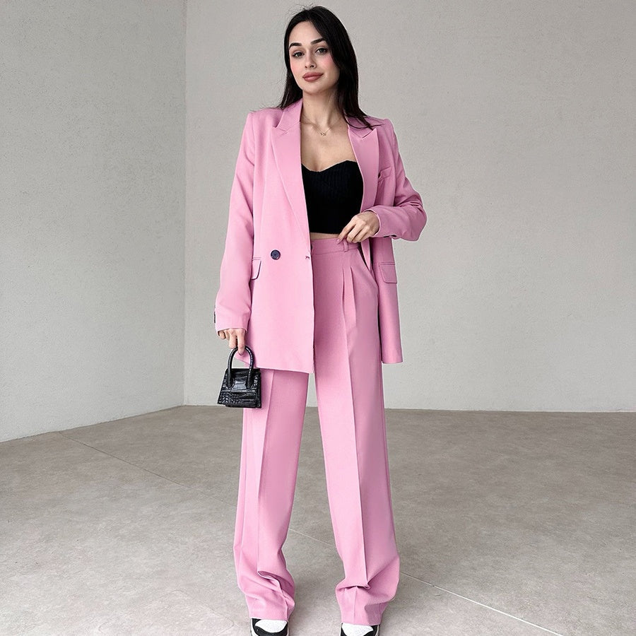 💕Hot Sale 55% OFF💕Women's Long 2-Piece Blazer Suit Set-9