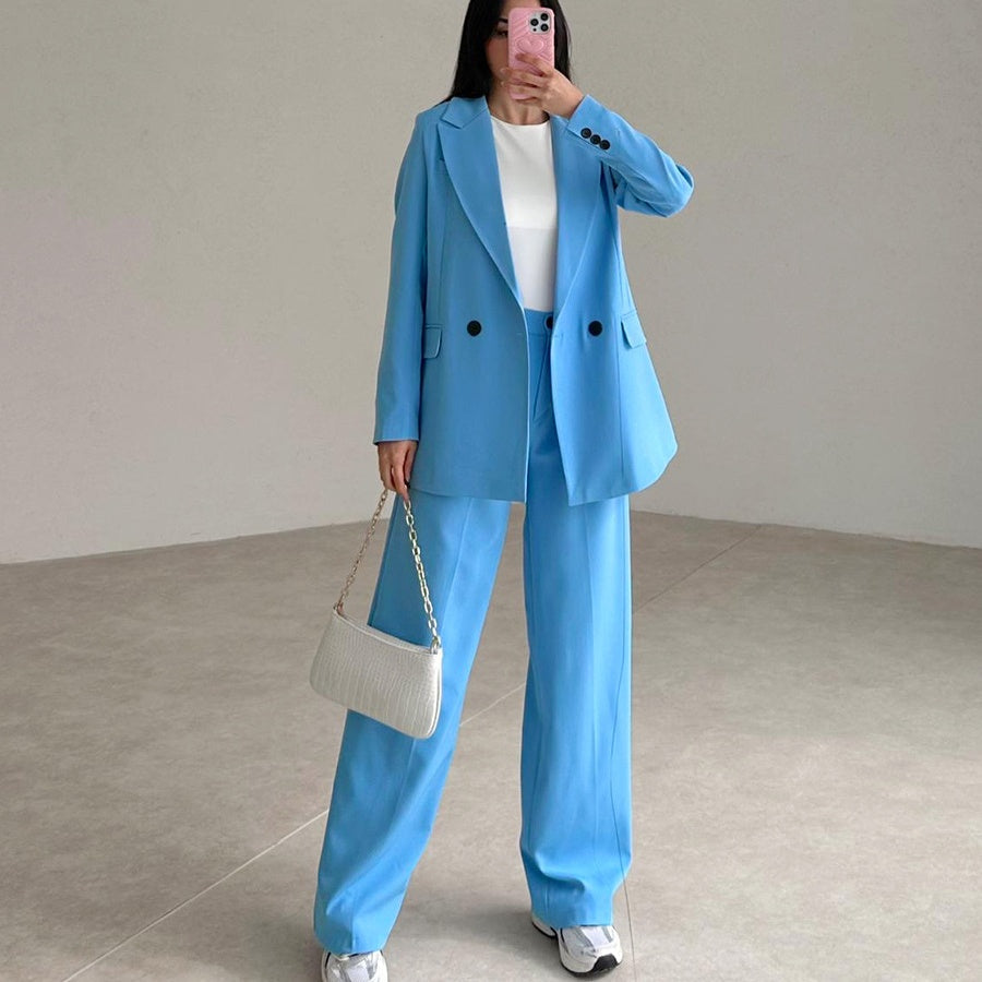 💕Hot Sale 55% OFF💕Women's Long 2-Piece Blazer Suit Set-7