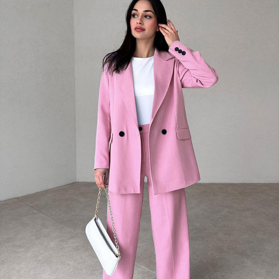 💕Hot Sale 55% OFF💕Women's Long 2-Piece Blazer Suit Set-6