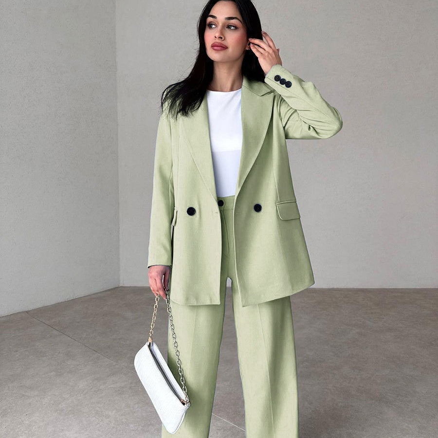 💕Hot Sale 55% OFF💕Women's Long 2-Piece Blazer Suit Set-10