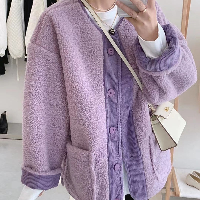 🍂Seasonal Specials❄️Solid Button Down Coats with Pockets-7
