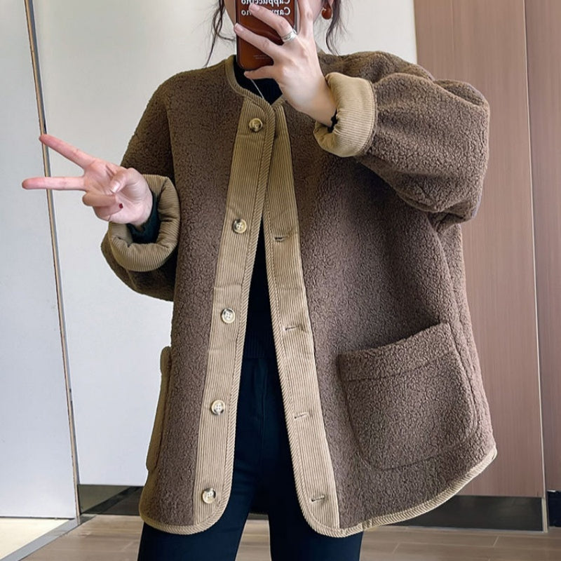 🍂Seasonal Specials❄️Solid Button Down Coats with Pockets-12