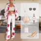 ✨New Arrival✨Women's Floral Print Long Sleeve Lapel Blazer & Pants Set-5