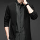 Men's Fake Two-Piece Striped Long-Sleeved Sweater-4
