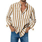 🌷Limited Time 58% OFF💞Men's Casual Stylish Striped Long-Sleeve Shirt-5