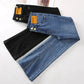 ✨New Arrival✨High-Waisted Flared Denim Jeans with Split Hem-1