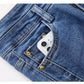 ✨New Arrival✨High-Waisted Flared Denim Jeans with Split Hem-4