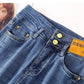 ✨New Arrival✨High-Waisted Flared Denim Jeans with Split Hem-5