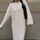 🍁Autumn New Releases🍁Oversized Sweater Dress with Cable Knit-2