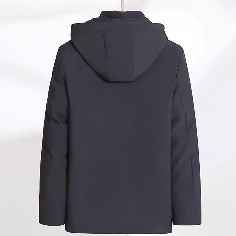 🥰Early Black Friday Offer🥰warm gift - Men's Warm Thickened Hooded Jacket-6