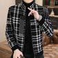 🌷Limited Time 59% OFF💞Men’s Stylish Padded Thick Tweed Jacket with Stand Collar-6