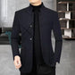 Casual Faux Tweed Blazer for Fall & Winter-4