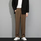 SPRING SUMMER ICE SILK STRAIGHT LEG PANTS-2